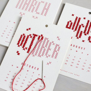 Cross Stitch Calendar